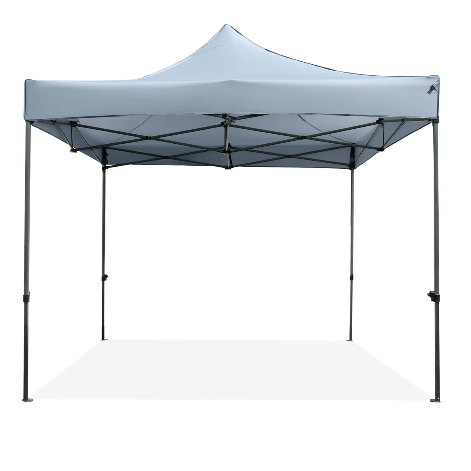 Alt View 9. Costway - Costway 10 x 10 FT Outdoor Pop up Canopy Tent with Wheeled Bag, 4 Sandbags, Stake & Ropes - Gray.