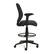 Alt View 2. Staples - Staples Essentials Fabric Drafting Chair with Backrest and Footrest, Black (UN59388) - Black.