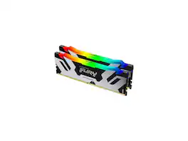 Kingston - Fury Renegade 32GB (2 x 16GB) 288-Pin PC RAM DDR5 8000 (PC5 64000) Desktop Memory Model KF580C38RSAK2-32 - Silver / Black