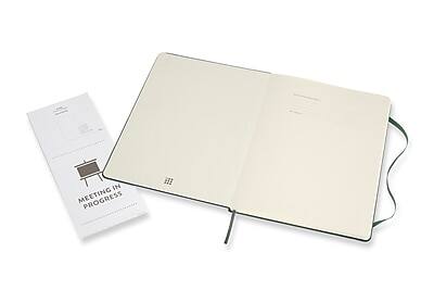 Alt View 1. Moleskine - Moleskine Pro XL 1-Subject Professional Notebook, 7.5" x 9.75", Narrow Ruled, 192 Sheets, Green (620817) - Green.