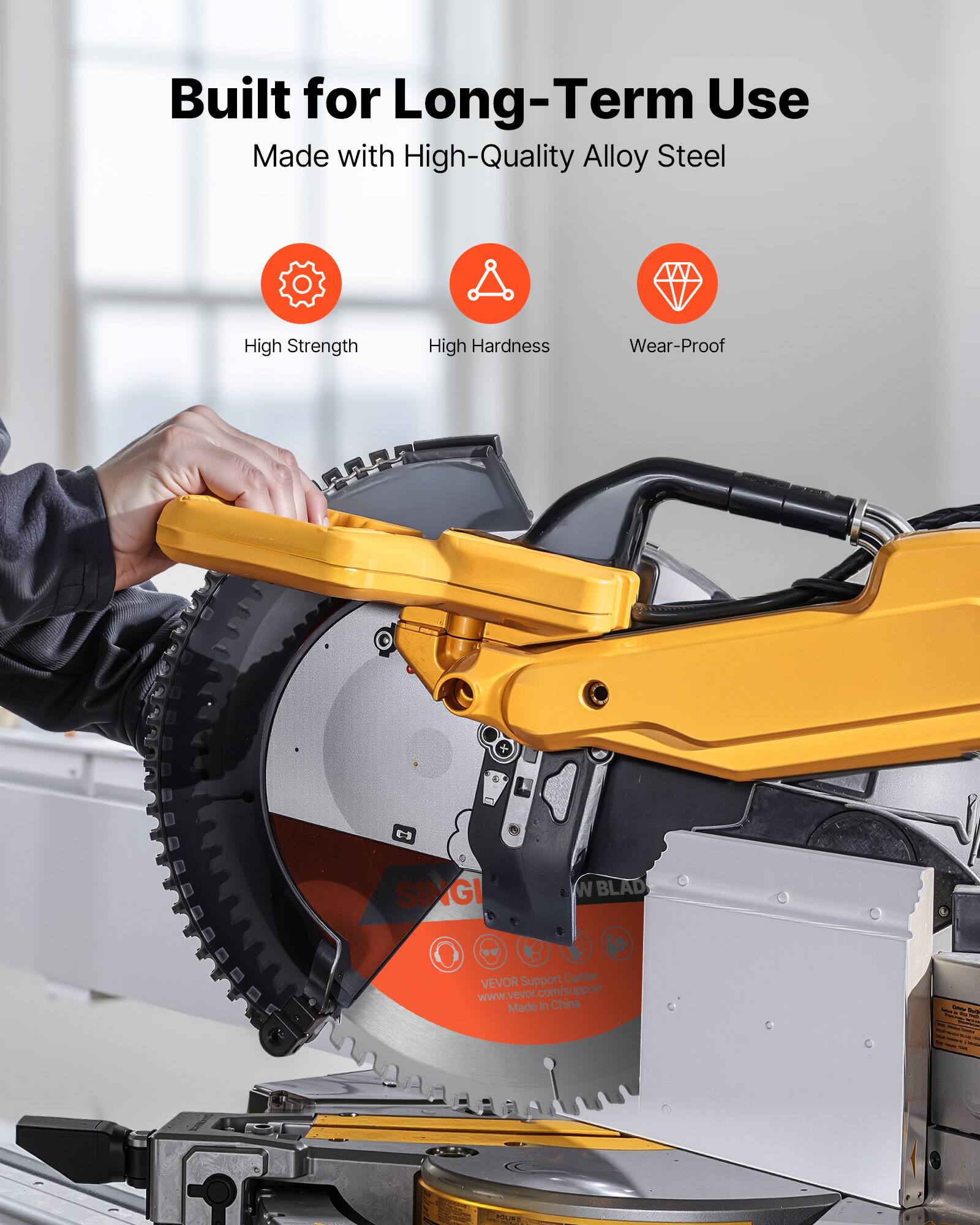 Built for Long-Term Use  
Made with High-Quality Alloy Steel  

- High Strength  
- High Hardness  
- Wear-Proof  

SINGI  
VEVOR Support Center  
www.vevor.com/support  
Made in China