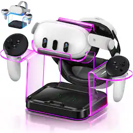 Kitcheniva - Charging Station Dock for VR 3S/3/2 Headset Charger Stand Accessories