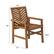 Alt View 39. Walker Edison - Windsor Acacia Wood Patio Chairs, Set of 2 - Dark Brown.