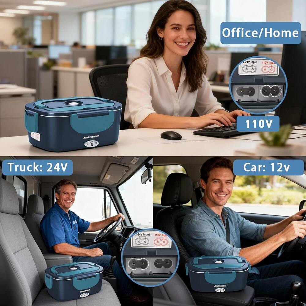 Office/Home  
- 24V input  
- 110V input  

Truck: 24V  
- 24V input  
- 110V input  

Car: 12v  
- 12v input  
- 110V input