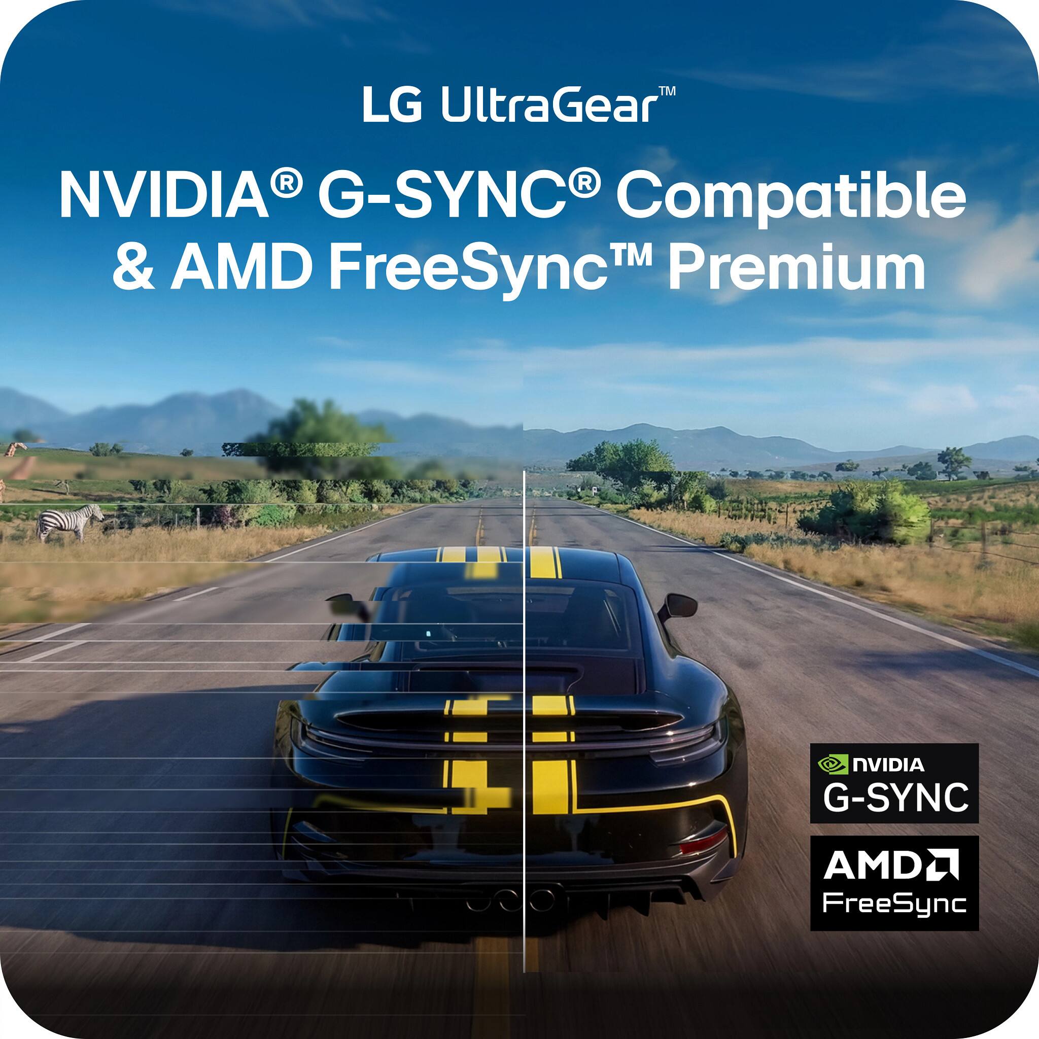 LG UltraGear™  
NVIDIA® G-SYNC® Compatible & AMD FreeSync™ Premium