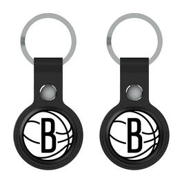 Keyscaper - Brooklyn Nets Two-Pack AirTag Holders - Black