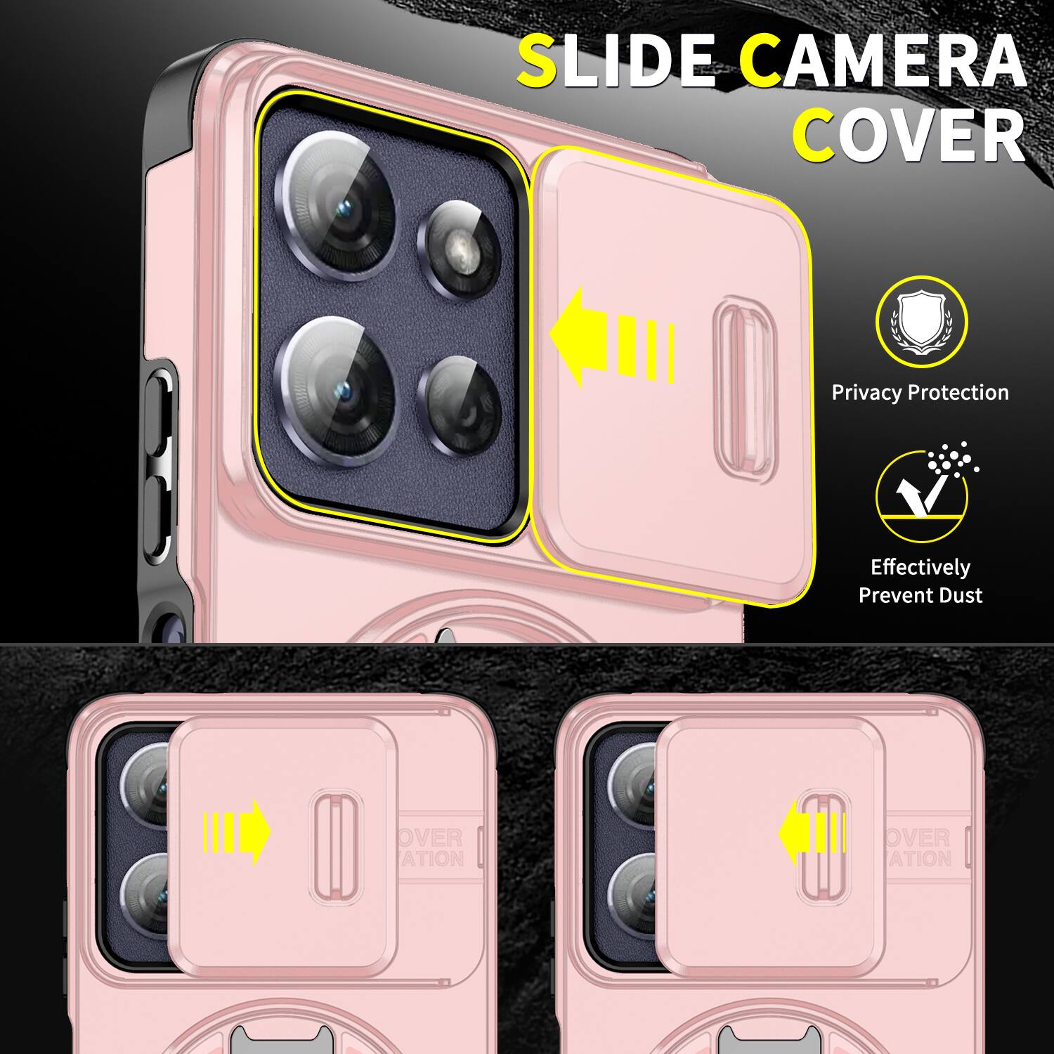 SLIDE CAMERA COVER

Privacy Protection
Effectively Prevent Dust