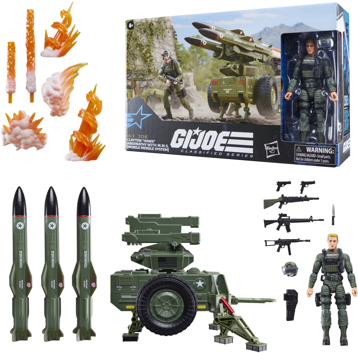 - III - 5 1. JOE 14 ABERNATHY (MORILE LAYTON MISSILE "WK" WITH SYSTEM) M.M.S 5 GIJOE= CLASSIFIED SERIES 20000000 WARNING: CHOKING HAZARD-Small parts. Not for children under 3 years.