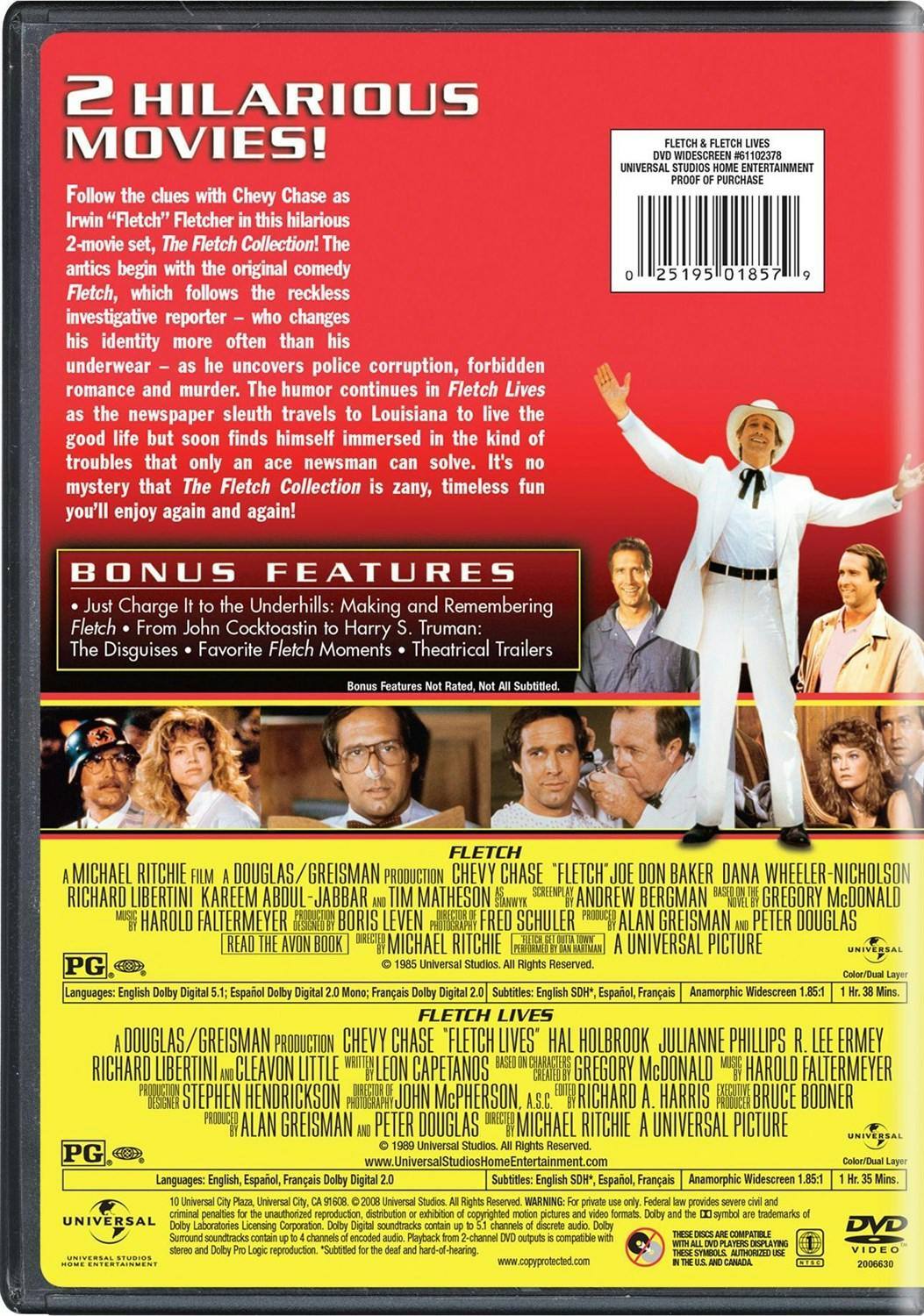 Back. Fletch/Fletch Lives [DVD].
