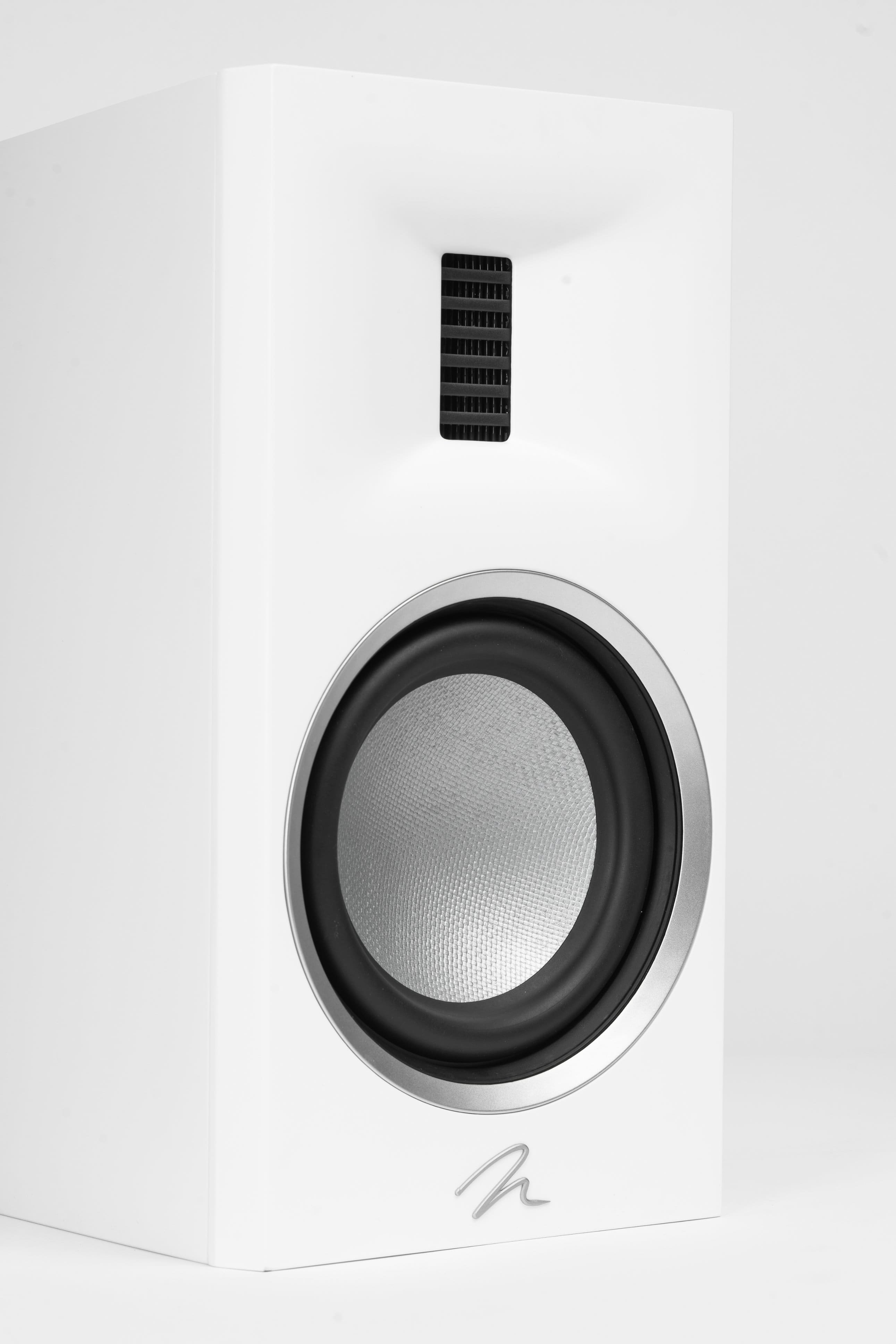 Alt View 15. MartinLogan - Motion XT B100 2-Way Bookshelf Speaker with 6.5” Midbass Driver (Each) - Satin White.