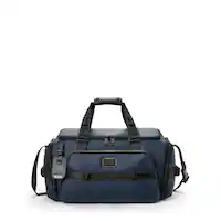 TUMI - Alpha Bravo Mason Duffel - Navy Coated Canvas - Front_Zoom