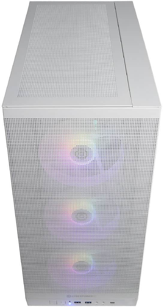 Alt View 13. CyberPowerPC - Gaming Desktop - AMD Ryzen 9 9900X - NVIDIA GeForce RTX 5080 16GB - 32GB DDR5 - 2TB PCIe 4.0 SSD - White.