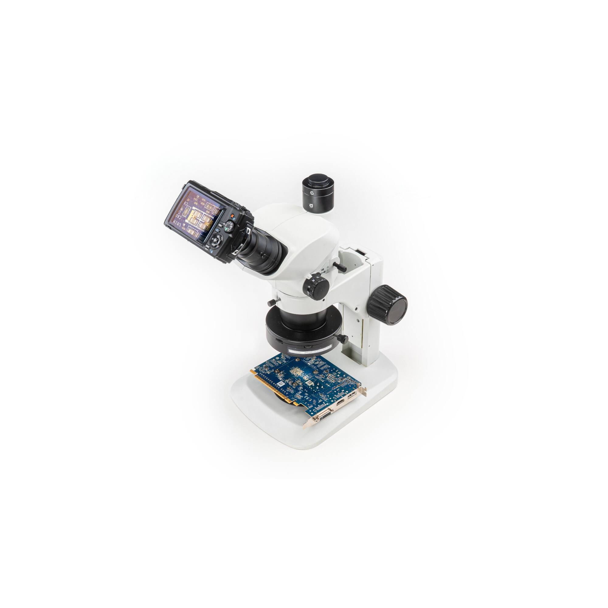 Back. OM System - OM SYSTEM TG-7 INDUSTRY Digital Camera and NY-TGV Microscope Adapter Kit (Black).