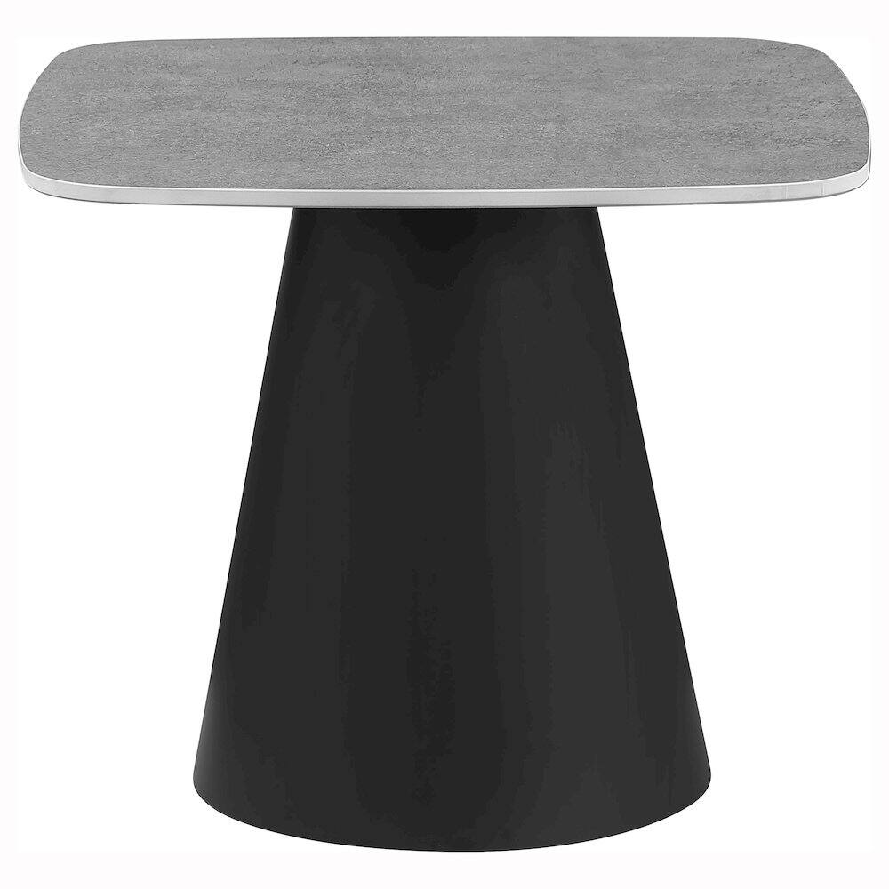 Alt View 2. Coaster Co. of America - Eason 2-piece Cocktail Coffee Table Set Concrete and Black - Concrete.