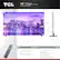 **TCL 98" Class (97.5" diag.) QM9K Series / 98QM9K**
**Dimensions:**
- TV with Stand: 85.28" x 50.08" x 16.54"
- TV without Stand: 85.28" x 48.66" x 2.13"
**What's in the Box:**
- TCL TV with Google TV
- TV Stands
- Power Cable
- TV Remote + Batteries
- Quick Start Guide
*Features and specifications subject to change. Actual remote has pre-set channel buttons. Channels can vary by country.*