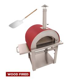 Kucht - VENICE Outdoor Wood Fired Pizza Oven - Red