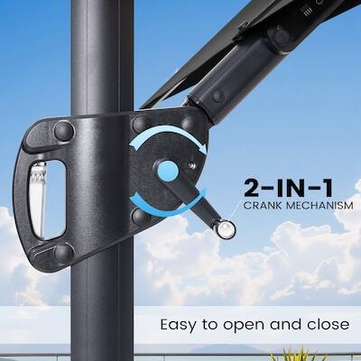 2 IIII Q 2-IN-1 CRANK MECHANISM Easy to open and close