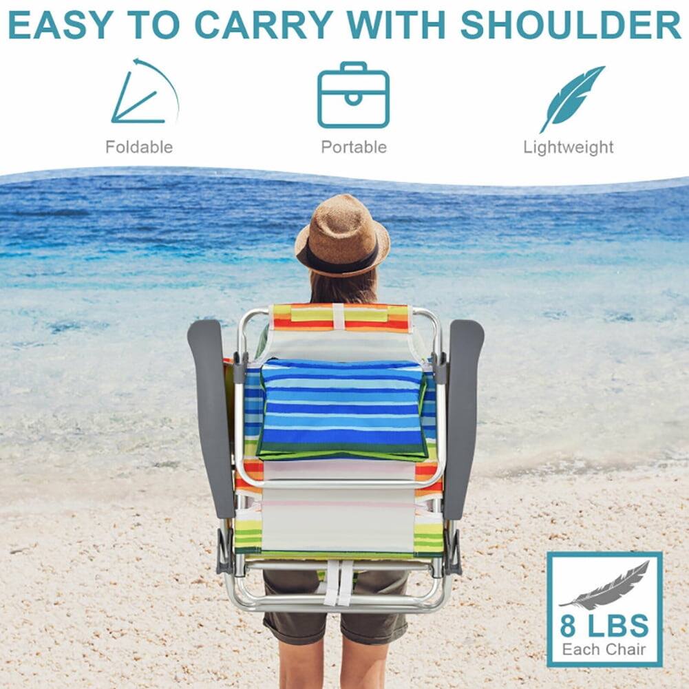 EASY TO CARRY WITH SHOULDER

Foldable
Portable
Lightweight

8 LBS Each Chair