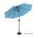 Alt View 14. Pure Garden - 10-Foot Patio Umbrella - Easy Crank Outdoor Table Patio Umbrella with Hand Crank and Auto Tilt - Blue.