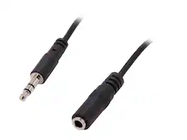 StarTech.com - MU1MMFS 0.3" Slim 3.5mm Stereo Extension Audio Cable Male to Female