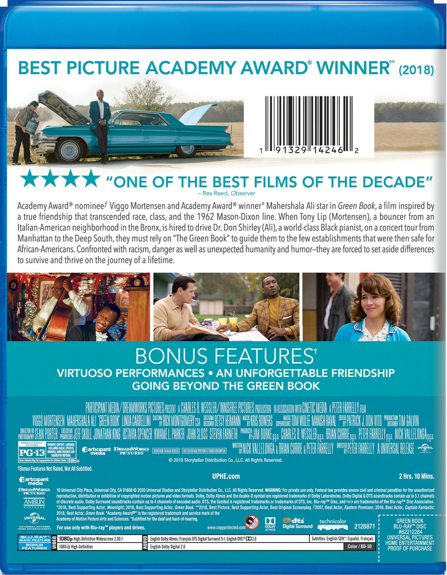 Angle. Green Book (Blu-ray New Box Art) [Blu-ray].