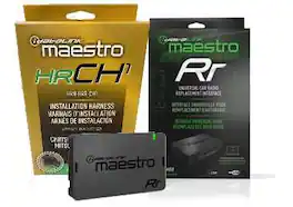 Maestro - RR ADS-MRR Interface Module + iDatalink HRN-HRR-CH1 Fits 07 up Chrysler - Black