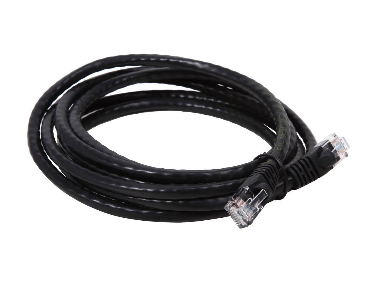 Alt View 1. Nippon Labs - Nippon Labs CAT6MB-7BK 7 ft. CAT 6 UTP Injection Molded Boot Patch Ethernet Cable, Black.