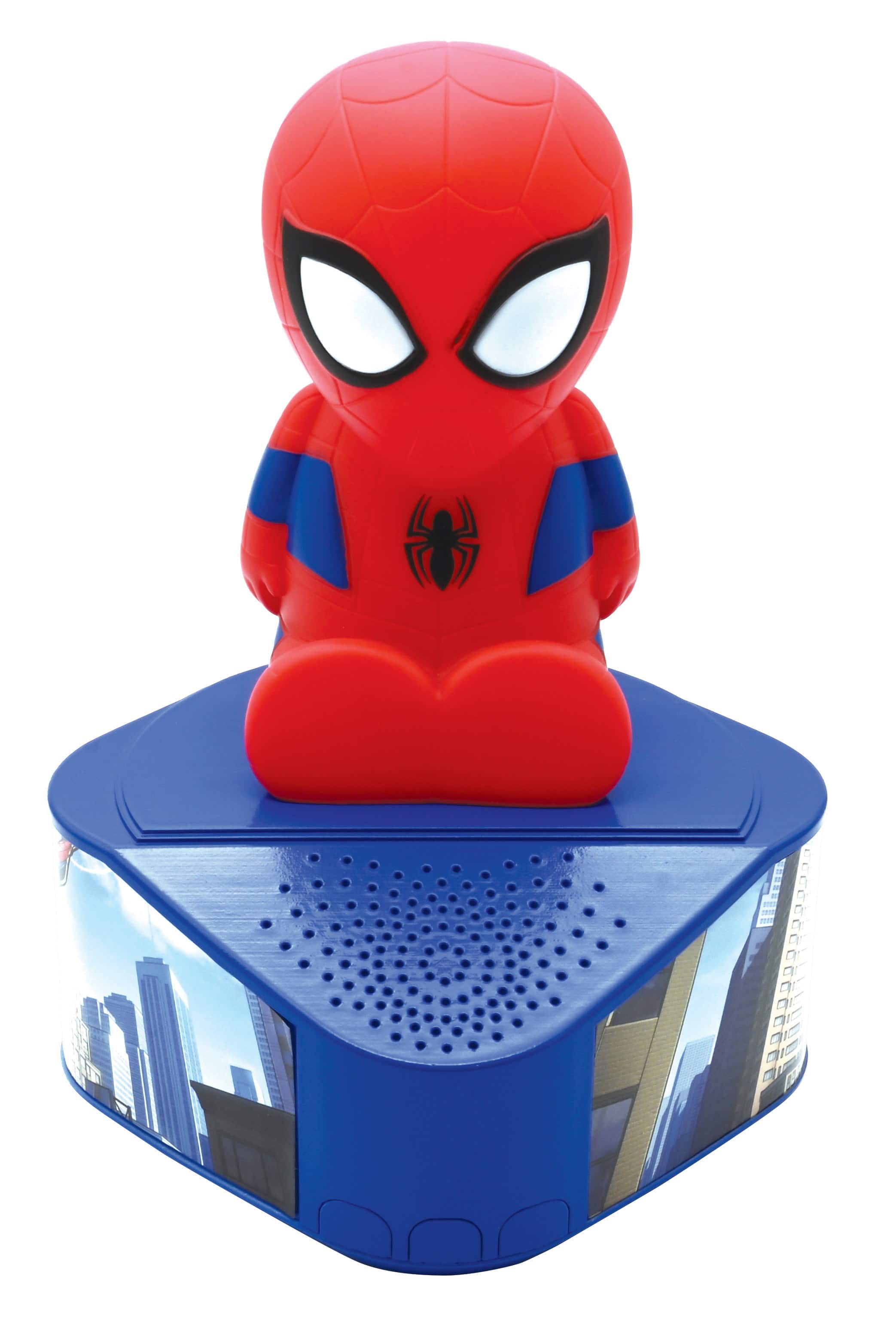 Lexibook - Spider-Man Bluetooth Speaker with Spiderman Luminous Figurine