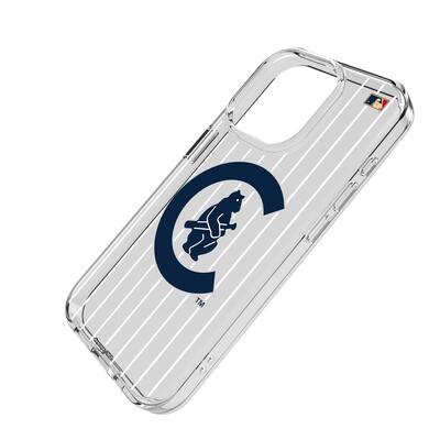 Chicago Cubs 1911-1912 - Cooperstown Collection Pinstripe Clear Case - iPhone 14 Plus Chicago Cubs 1911-1912 - Cooperstown Collection Pinstripe Clear Case - iPhone 14 Plus