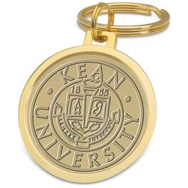 Jardine - Kean University Cougars Split-Wire Key Ring - Gold
