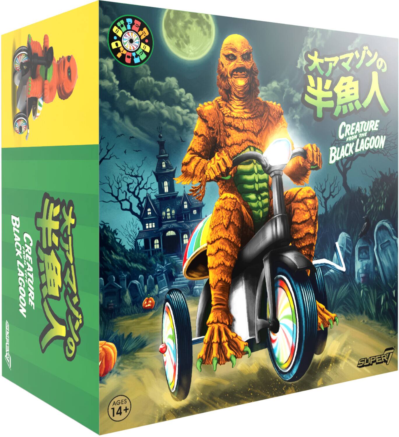 BLACK FROM LAGOON CREATURE 25  
EHRA i ij PO AGES 14+  
CREATURE FROM THE LAGOON BLACK SUPER
