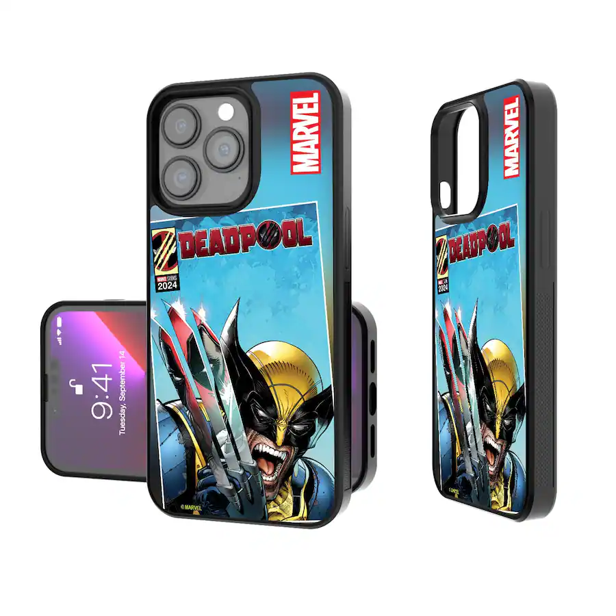 Keyscaper Marvel Cover Art Bump Phone Case Apple iPhone 15 Deadpool ...