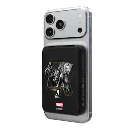Keyscaper - Marvel Badge Wireless Mag Power Bank - Thunderbolts 3