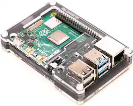 Pimoroni - PIM463 Pibow Coupé 4 (case for the Raspberry Pi 4 only) – Ninja