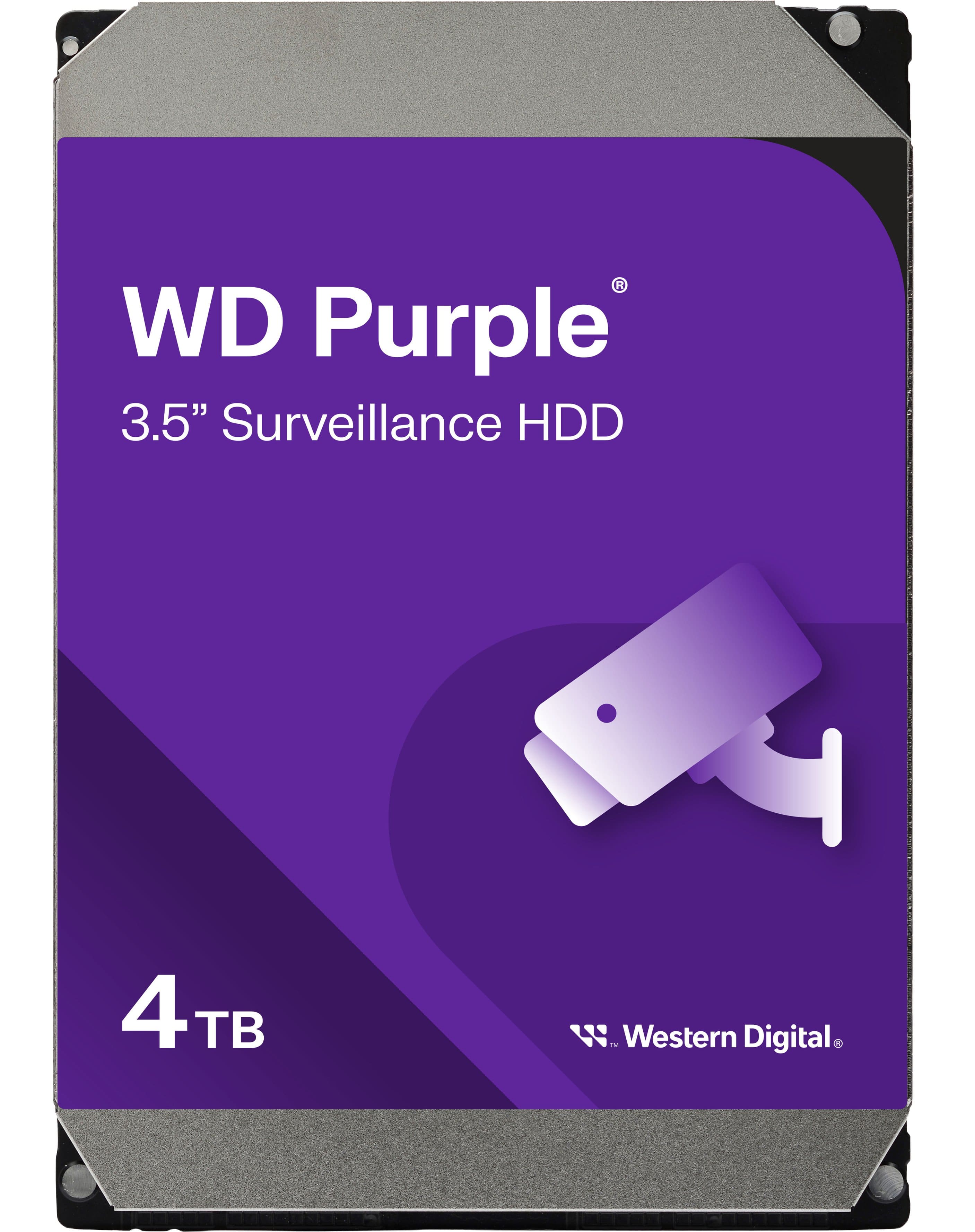 WD - Purple 4TB Surveillance Internal Hard Drive