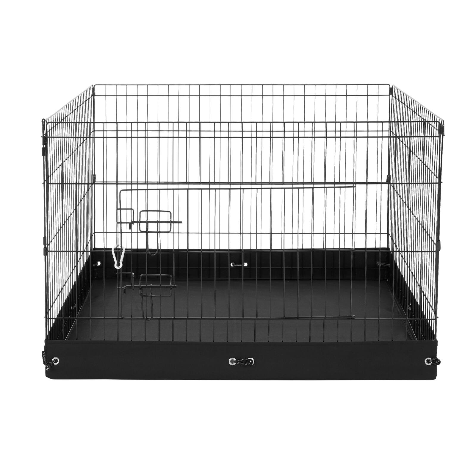 Alt View 5. VEVOR - Dog Playpen, 4 Pcs 24 x 36 in Panels Foldable Metal Pet Exercise Pen, Dog Fence Indoor and Outdoor Pen.