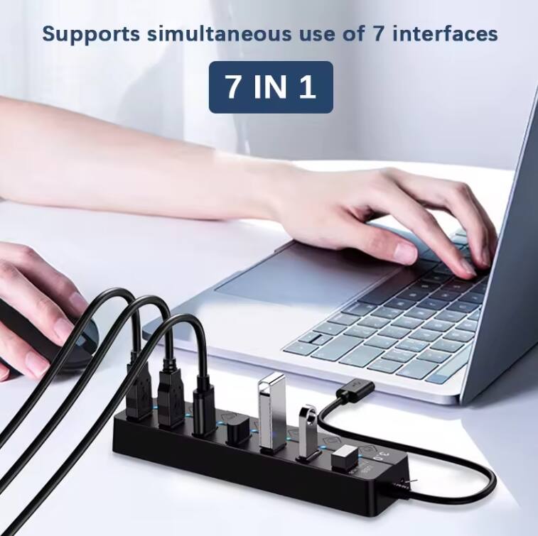 Supports simultaneous use of 7 interfaces  
7 IN 1