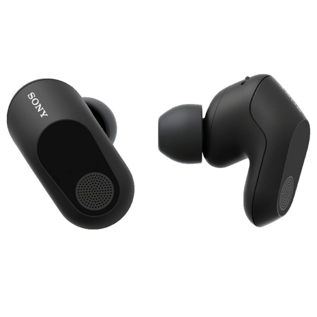 Back. Sony - Sony INZONE Buds Gaming Earbuds (Black) - Noise-Canceling Mic with Earbud Replacement Tips - Black.