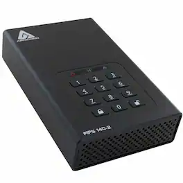 Apricorn - Aegis Padlock DT 24 TB Desktop Hard Drive - 3.5" External - TAA Compliant - Storage System, Data Center Device - Unknown