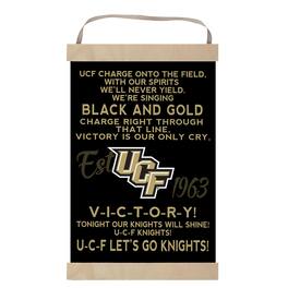 Jardine - UCF Knights 12'' x 20'' Fight Song Banner Sign - Black