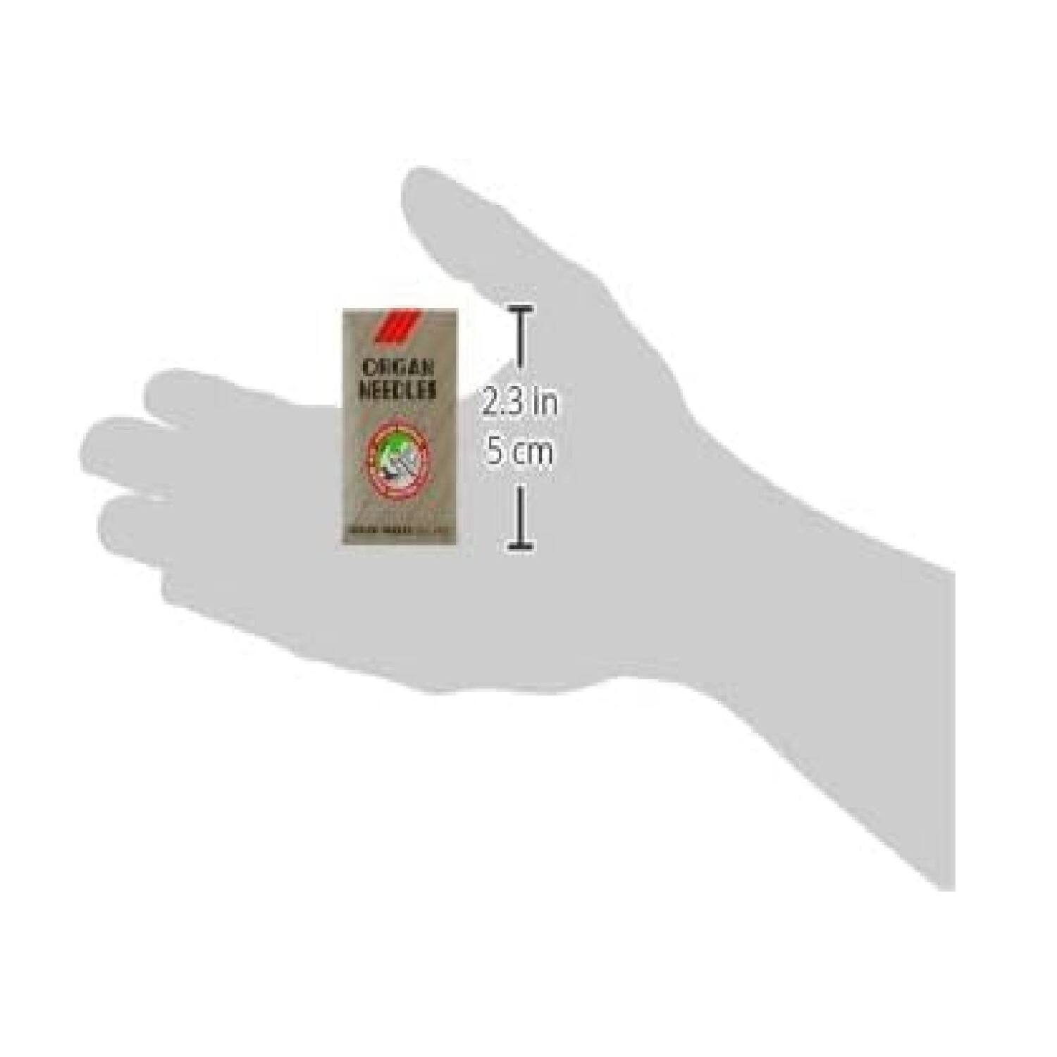 ORGAN NEEDLES  
2.3 in  
5 cm