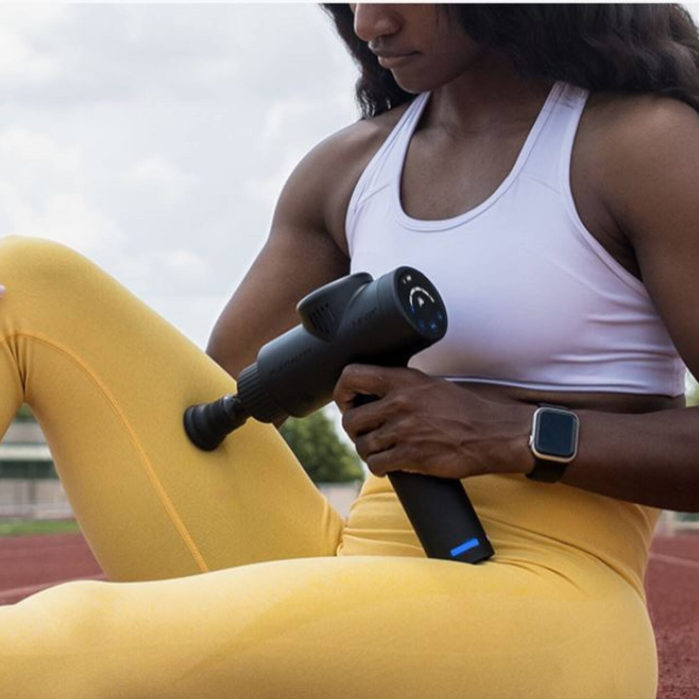 Angle. PlayMakar - MVP+ Percussion Massage System.
