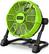 Back. Greenworks - Greenworks 24V 10" (5-Speed) Fan (500 CFM) with 2.0Ah USB Battery and Charger - Green.