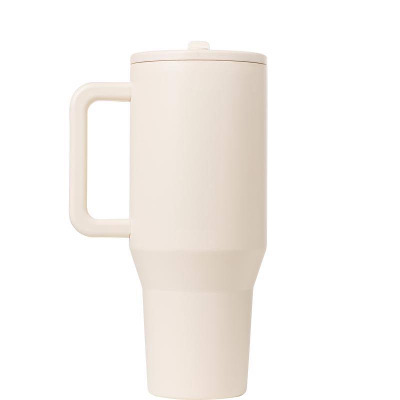 Front. HydroJug - 32 oz Cream BPA Free Travel Tumbler - Cream.