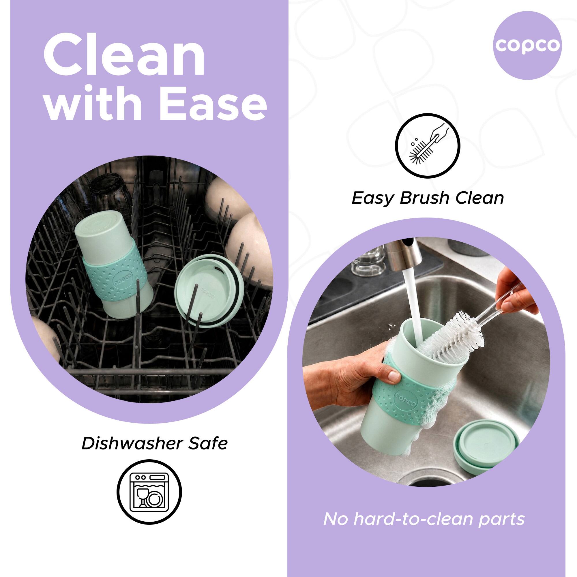 Clean with Ease  
copco  
Easy Brush Clean  
Dishwasher Safe  
No hard-to-clean parts