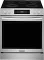 Frigidaire - Gallery 30 in. Wide 5 elements 6.2 Cu. Ft. Slide-In Electric Range with Stone-Baked Pizza and 15+ Ways to Cook - Stainless Steel