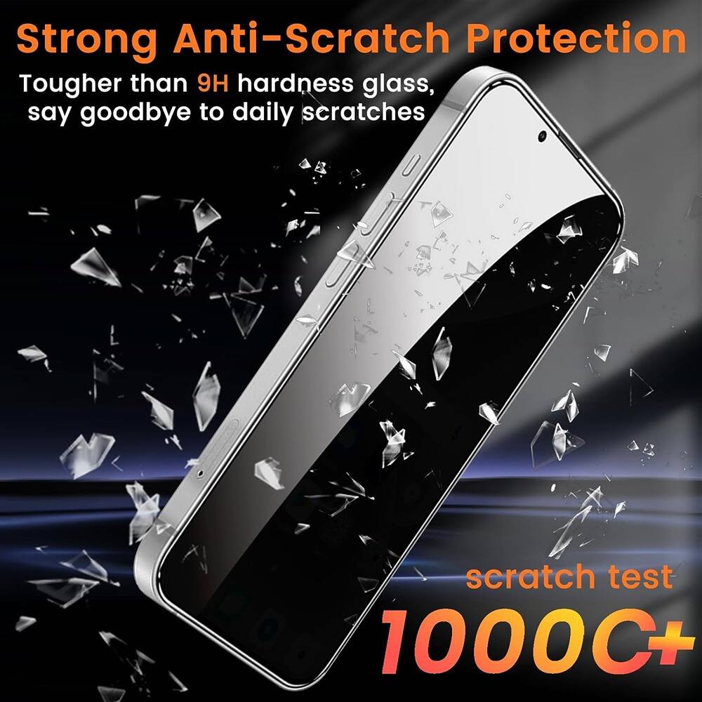 Strong Anti-Scratch Protection  
Tougher than 9H hardness glass, say goodbye to daily scratches  

scratch test  
1000C+