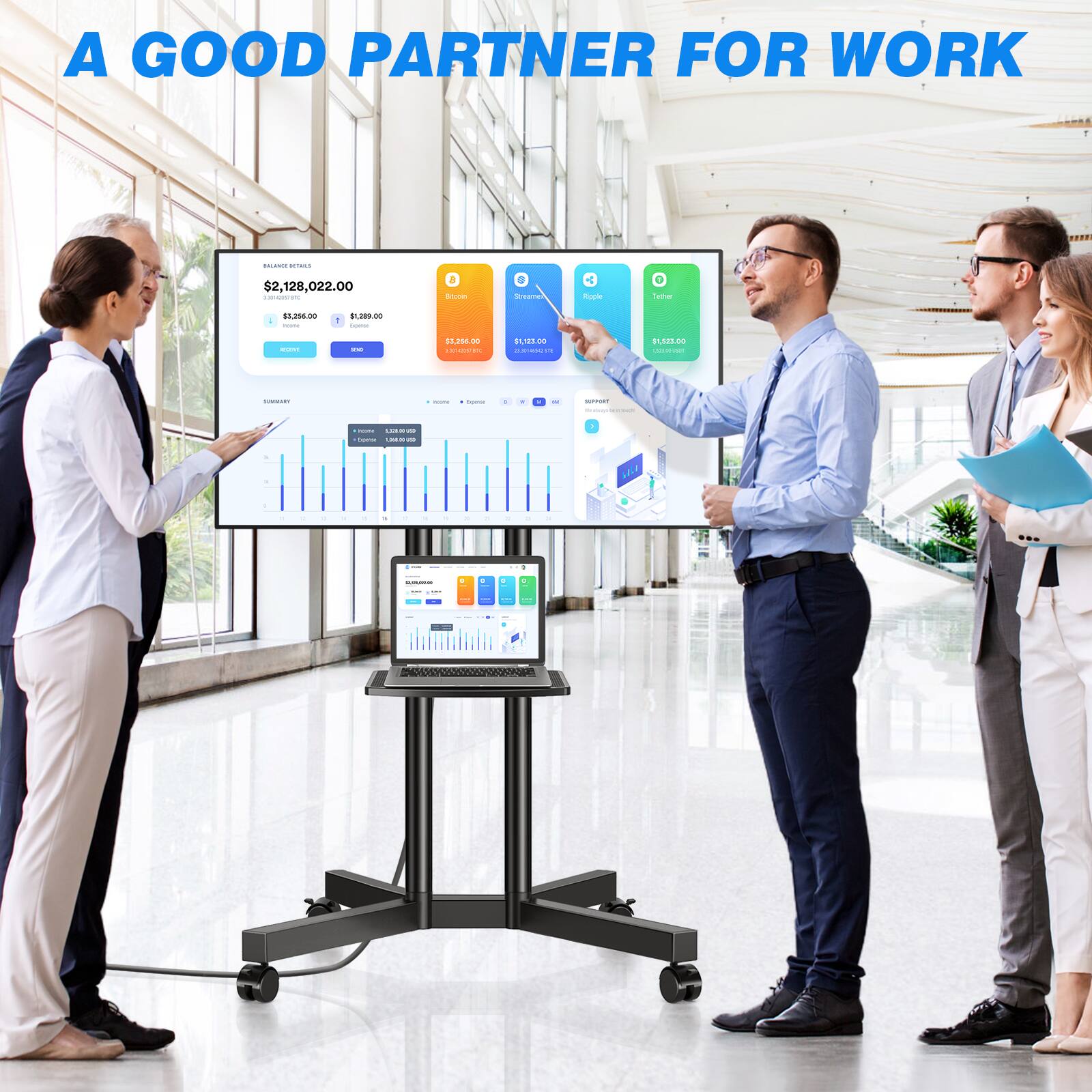 A GOOD PARTNER FOR WORK

BALANCE DETAILS
$2,128,022.00
Bitcoin $2,126.00
Ethereum $2,889.00
Bloon $3,256.00
Streamell $1,299.00
Ripple $3,256.00
Tether $1,123.00

SUMMARY
- Orgamian
- surver minuteway1:0011
- 1,0000 -
- Boperse UNLICADO

INCORM.COM