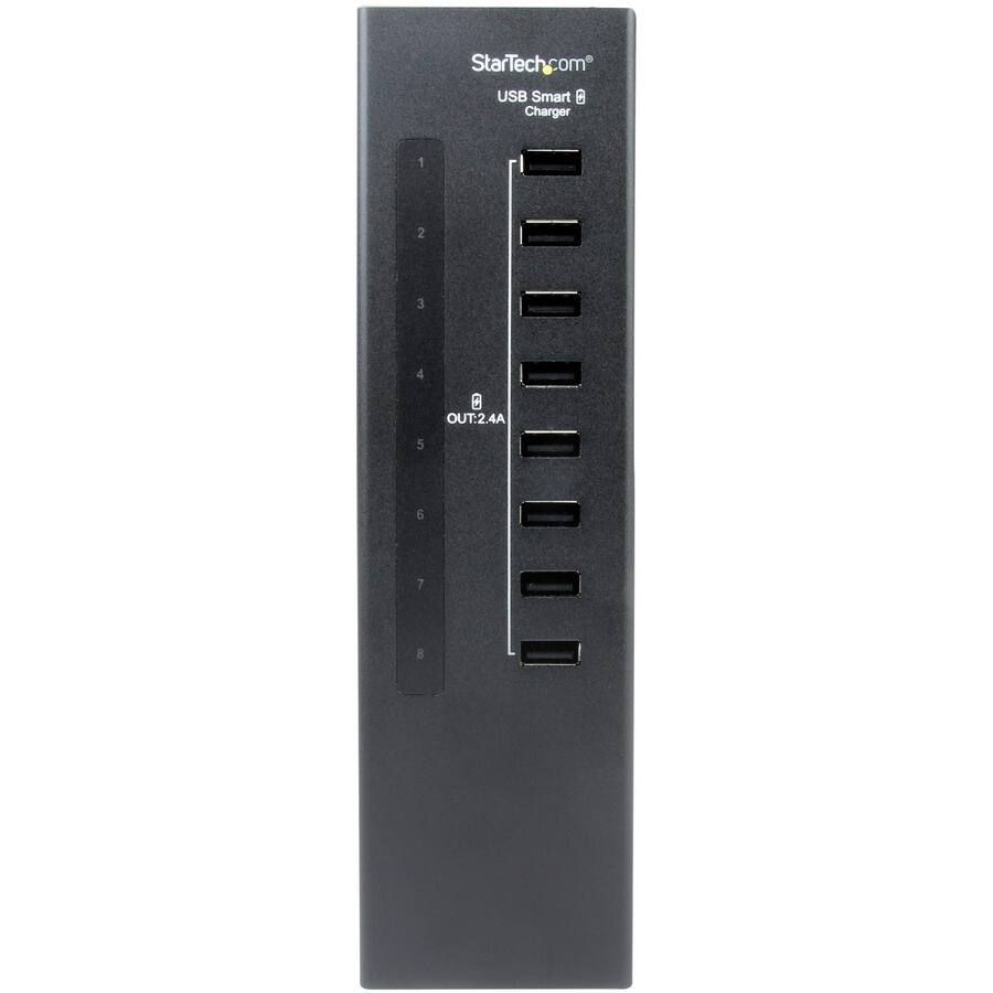 StarTech.com USB Smart 8 Charger

1
2
3
4
OUT:2.4A
5
6
7
8