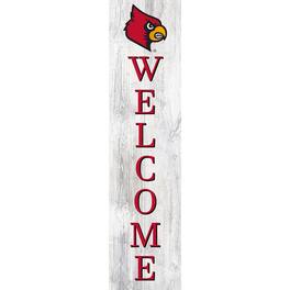 Fan Creations - Louisville Cardinals 48'' Welcome Leaner - Multicolor